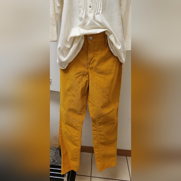 Old Navy, Cordury, Fall Marigold, 10P, High Rise Skinny pants - Picture 3 of 7